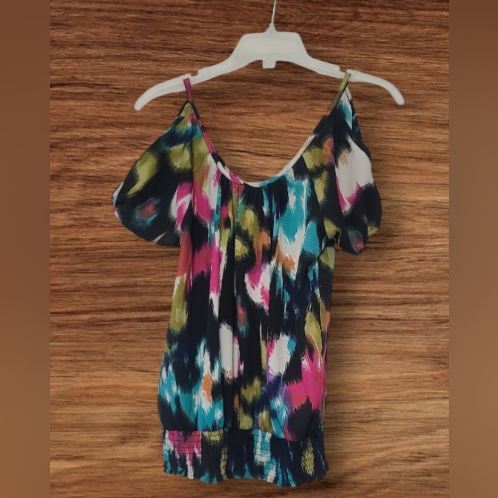 Womens Open-shoulder Top Sz M